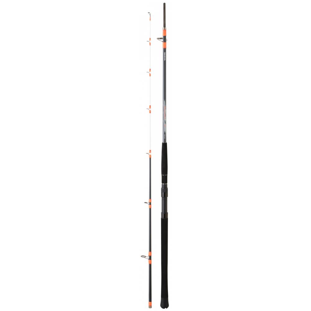 Canne Megaforce Boat DAIWA – 1m80, 3 Brins, Carbone/composite, Puissance 100-250g, Anneaux SiC, Pour Traîne Et Pêche Côtière