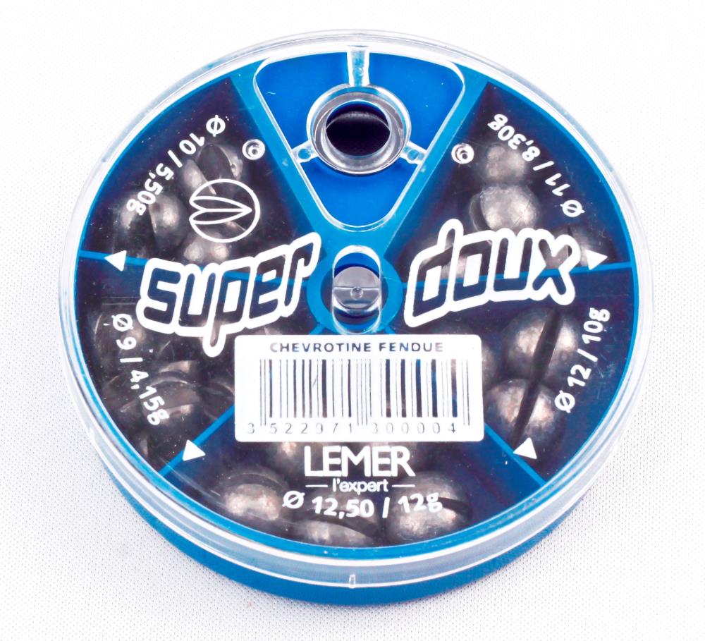 WATER QUEEN Plomb Chevrotine Fendue Ragot 2g - Lot De 20 Pièces Pour Pêche Sportive
