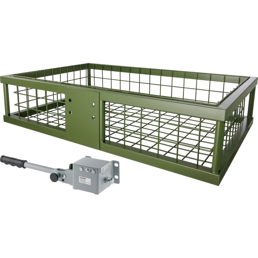 Porte-Bagages Attelage SUTTER - Plateforme Rabattable 140kg - Pour Gibier Et Transport - Galvanisé