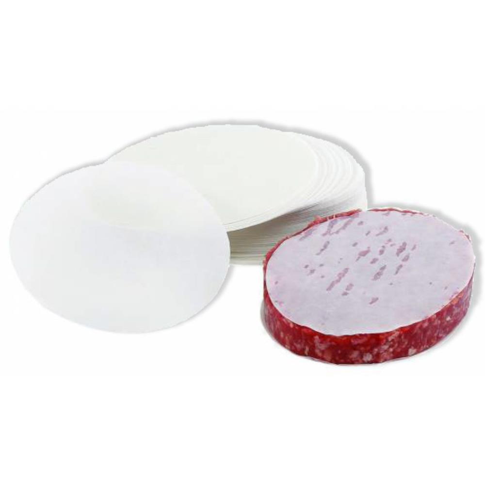 500 Feuilles Rondes Papier Cuisson Antiadhésif - Diamètre 11,5 Cm, Résiste à 230°C - Pour Steaks Hachés, Burgers, Pâtisserie