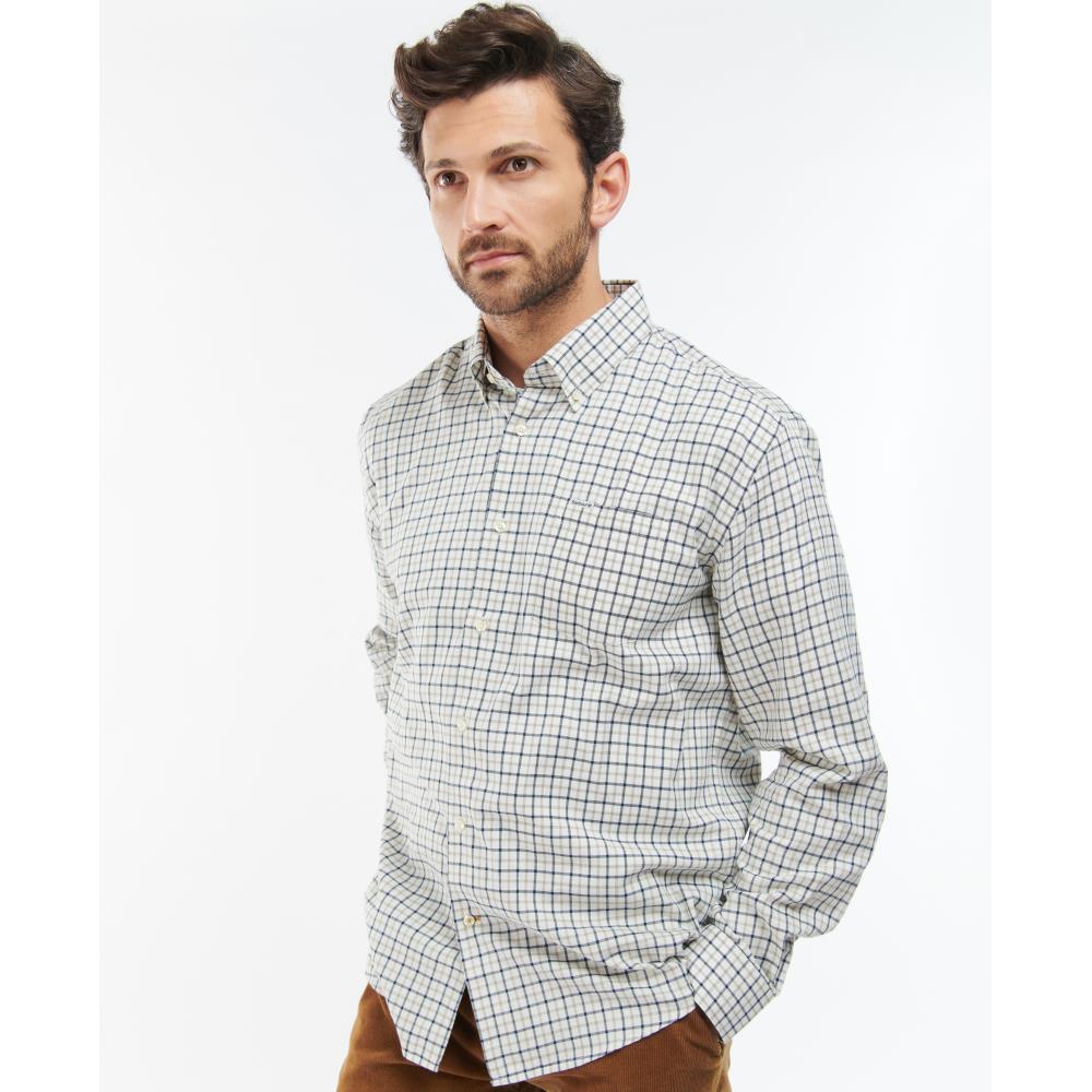 ASOS - Chemise ajustée en sergé - Bleu marine | ASOS
