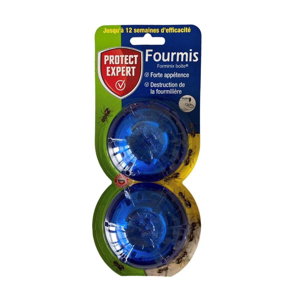 KB Anti-Fourmis Boîtes Appâts X2 – Élimination Totale & Durable Des Fourmilières – À Base De Plante – Intérieur & Extérieur – Fabriqué En France