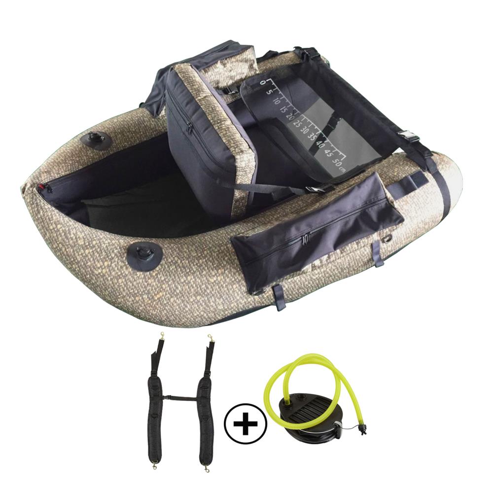 FLOAT TUBE AXS PREMIUM GRIS/ORANGE