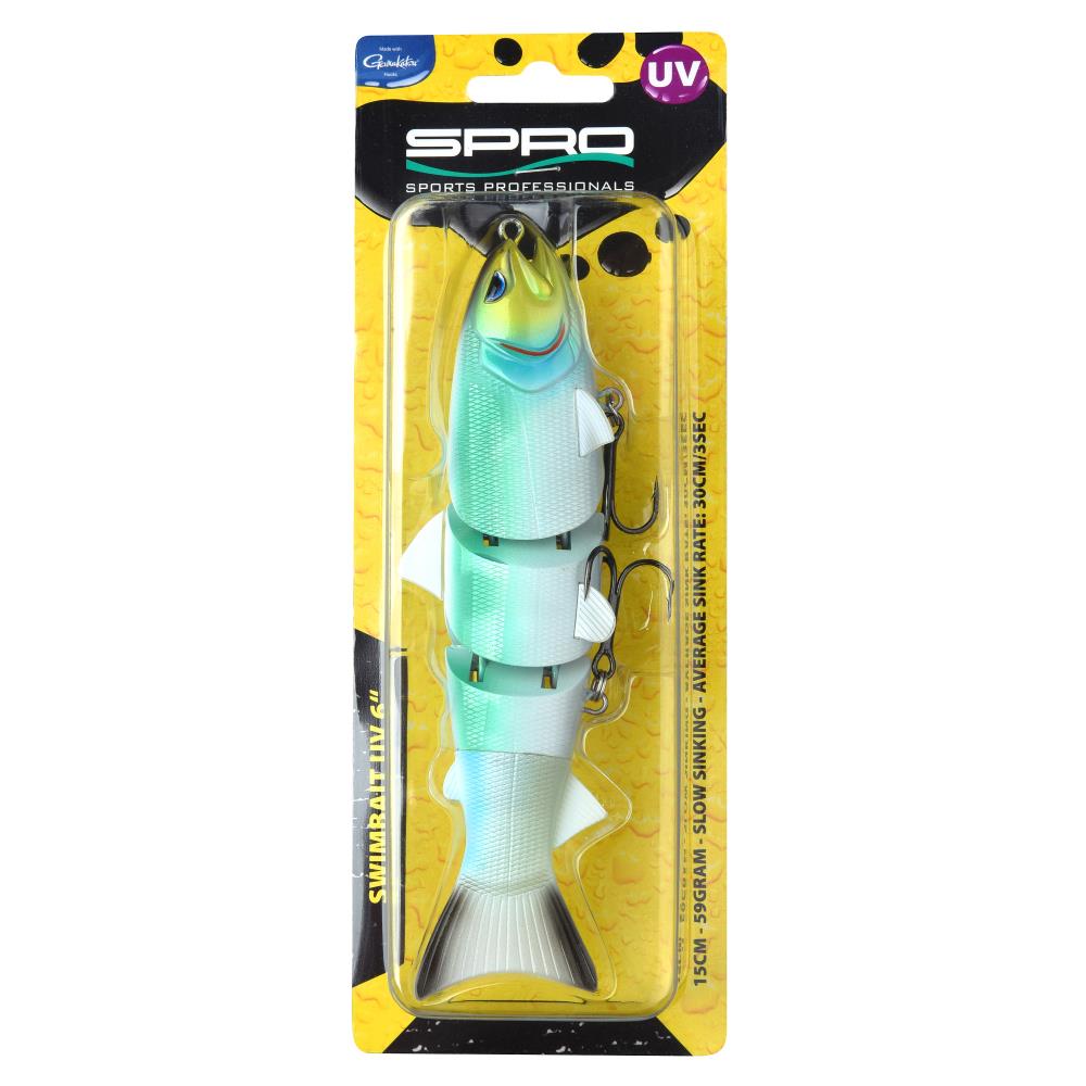 Leurre Swimbait 15 Cm – Vert/marron – Occasion – Pour Pêche Carnassiers