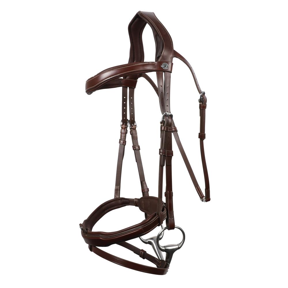 Bride Flash Signature Antares - Taille 2 - Marron - Cuir - Neuf Pour Cheval De Taille Standard