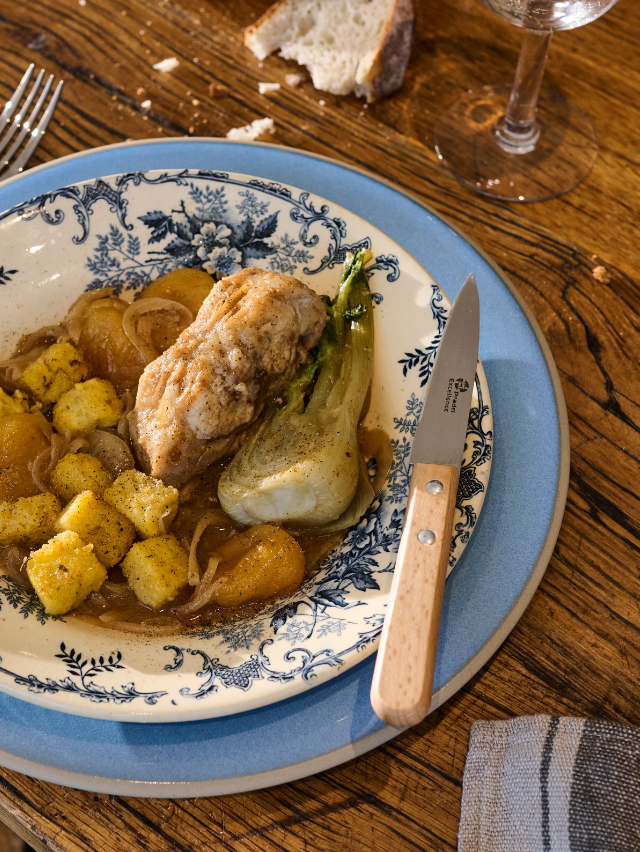 Lapin aux abricots et à la vanille